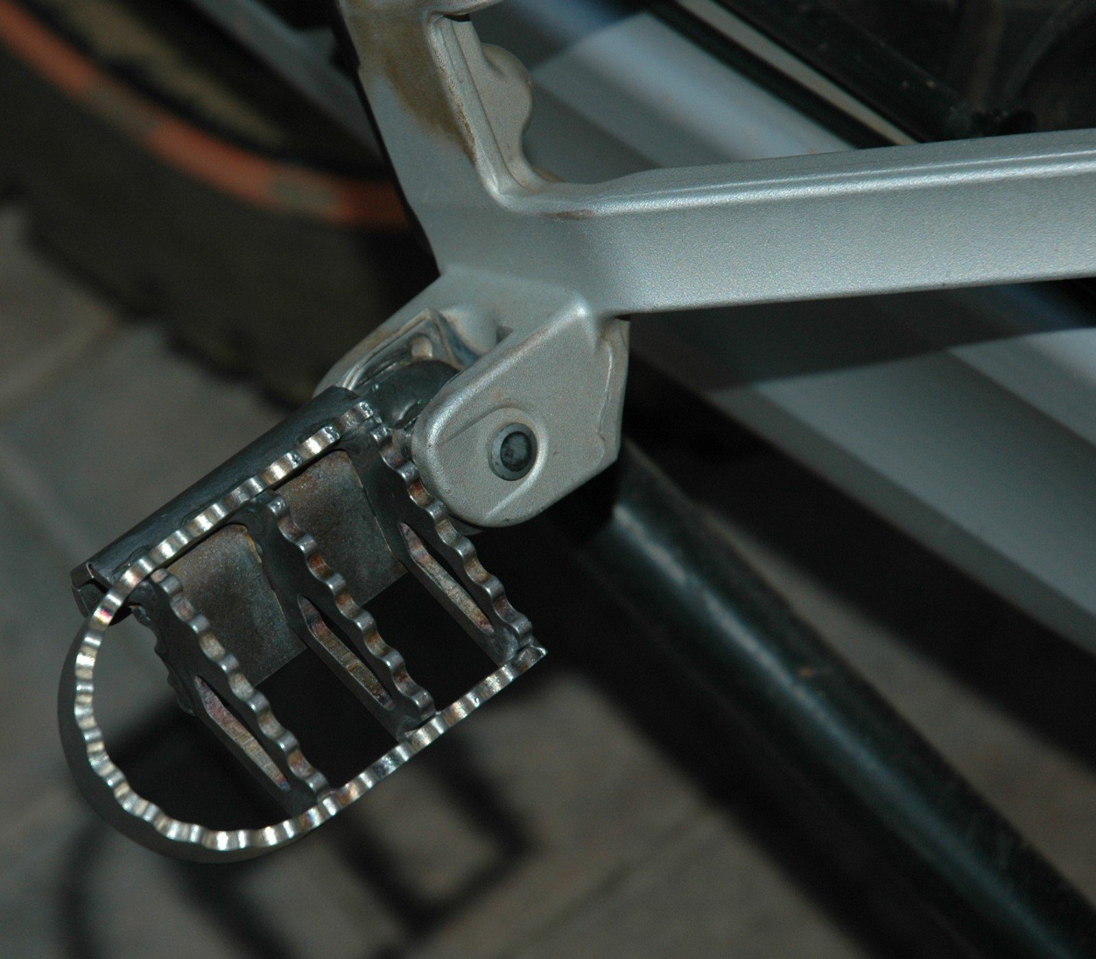 A080100 - KTM Pillion Wide Foot Peg - Stainless