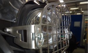 A090845 - BMW Head Light Guard - Stainless Grid Type