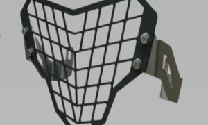 A090926 - BMW Headlight Guard Black - Grid Type