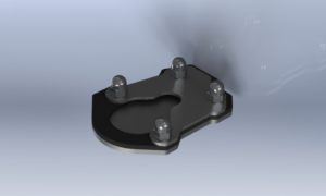 A080260 - KTM Side Stand Foot Enlarger "Big Foot"